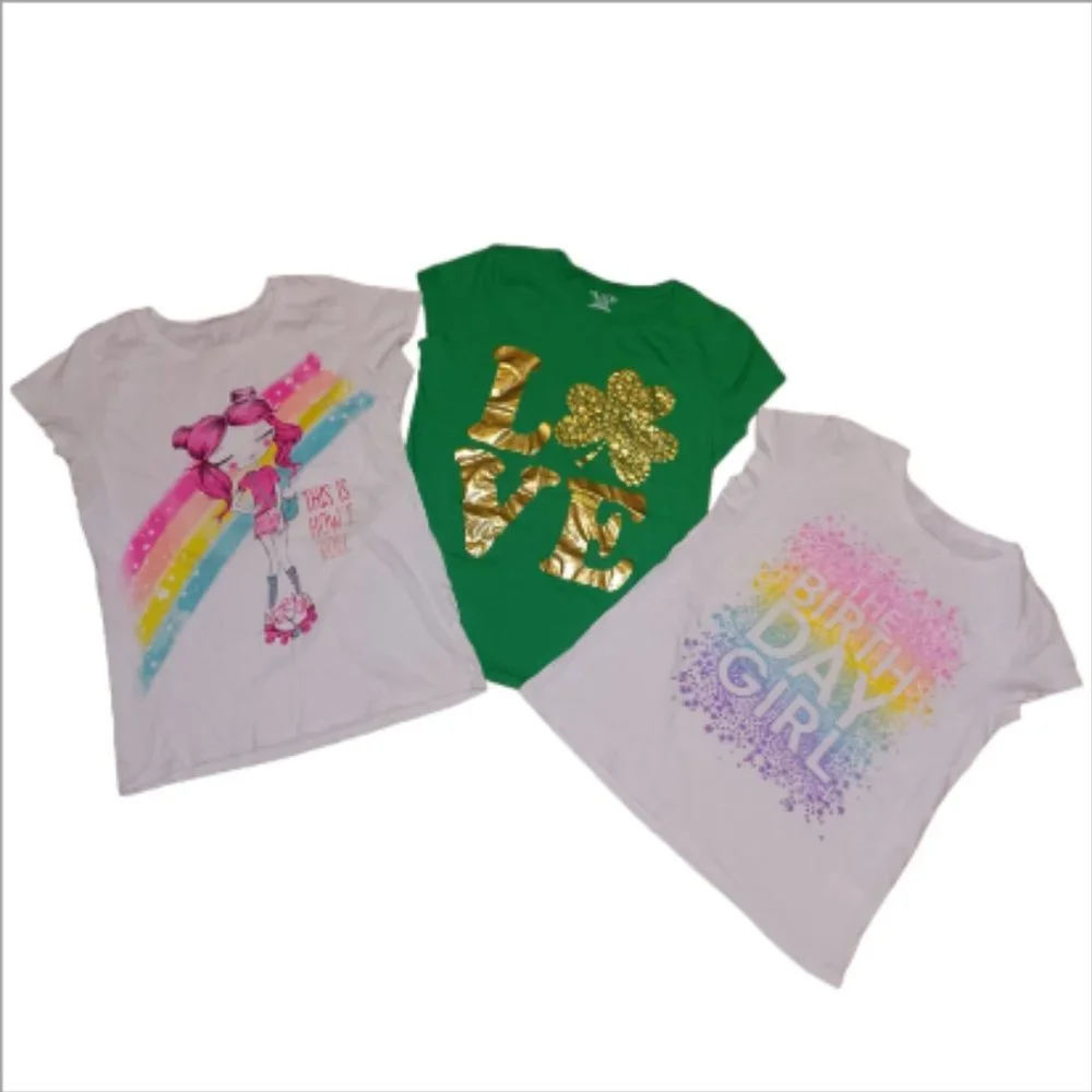 The Children's Place 3 Piece Tee Bundle Girl Size L
